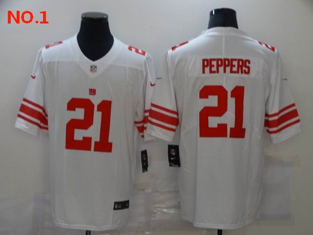 Men's New York Giants #21 Jabrill Peppers Jerseys-14